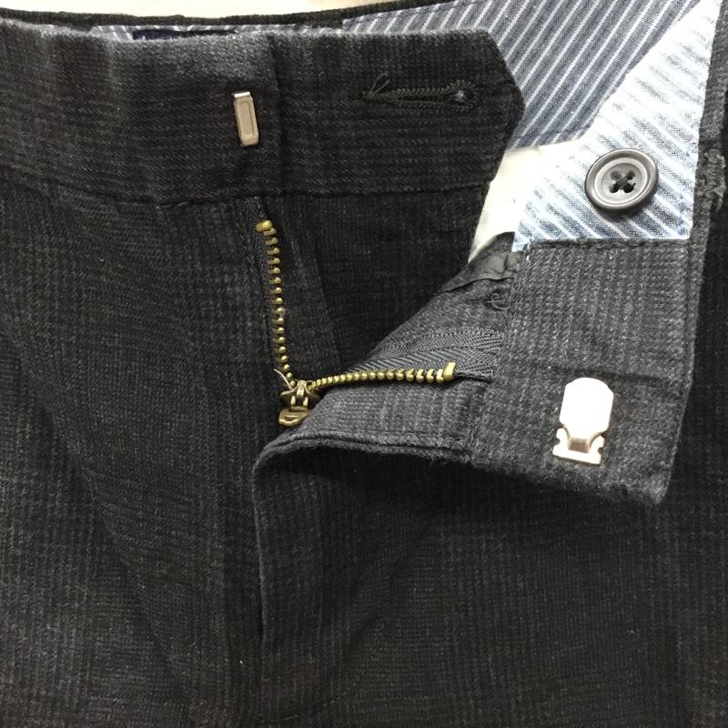 ギャップ GAP パンツ スラックス コットン 73×76 チェック チャコールグレー / チャコールグレー /  メンズ USED 古着 中古 10117812