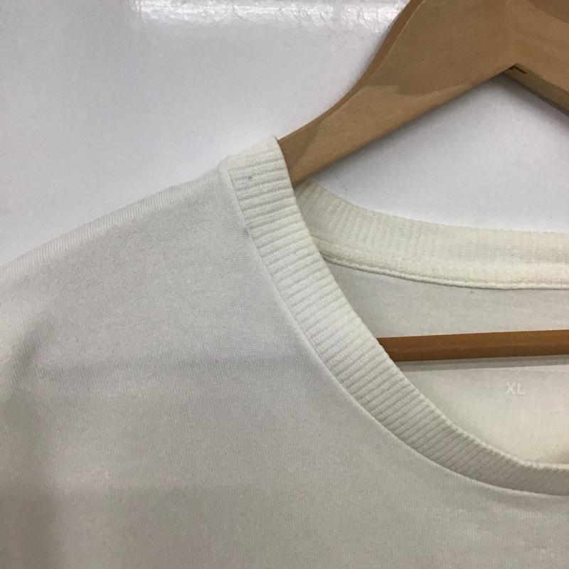 ゴッドセレクショントリプルエックス GOD SELECTION XXX Tシャツ 半袖 半袖カットソー プリントTシャツ クルーネックカットソー XL プリント 白 / ホワイト /  メンズ USED 古着 中古 10148573