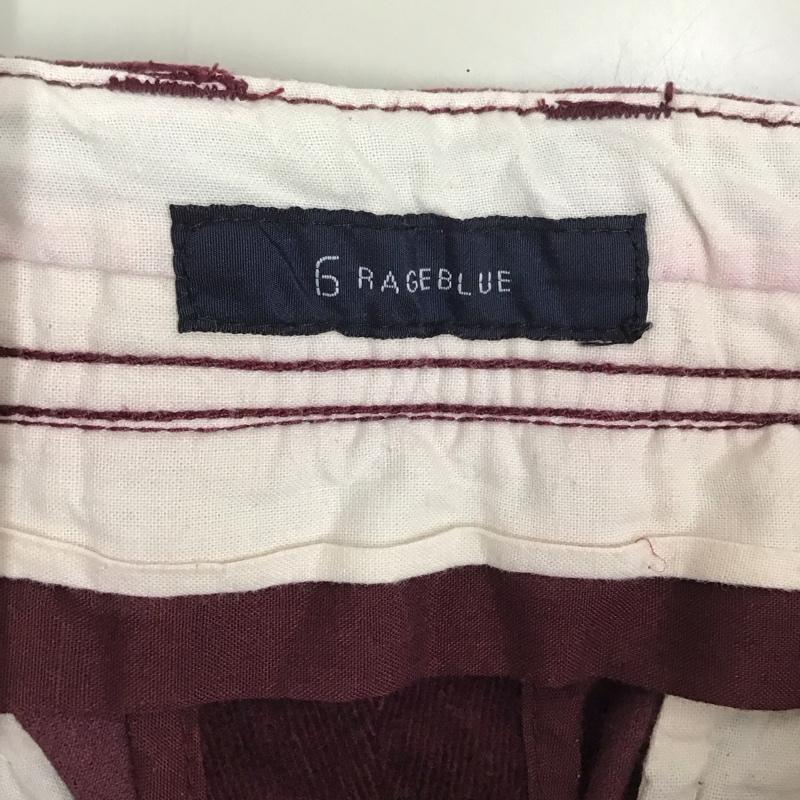 レイジブルー RAGEBLUE パンツ ワークパンツ、ペインターパンツ コーデュロイパンツ ワイドパンツ ストレッチパンツ カジュアルパンツ M 無地 えんじ / ワインレッド /  メンズ USED 古着 中古 10116880