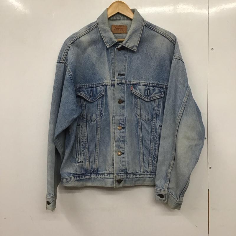 リーバイストラウスアンドコー Levi Strauss & co. ジャケット、上着 ジャケット、ブレザー デニムジャケット Gジャン アウター カジュアルジャケット M 無地 インディゴ / インディゴ /  メンズ USED 古着 中古 10137658