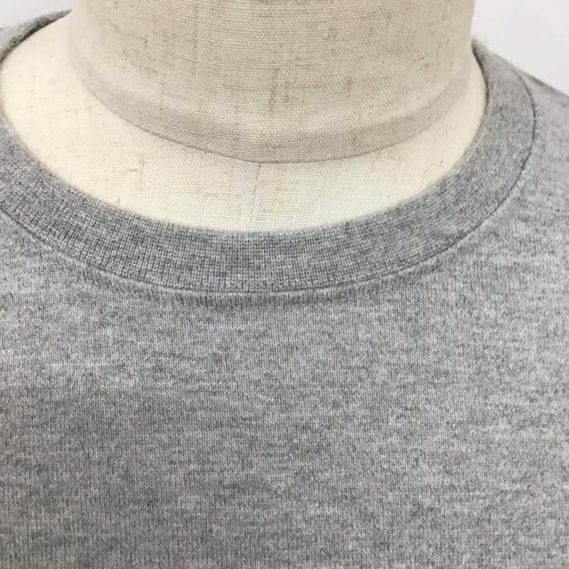 古着 USED Tシャツ 半袖 半袖カットソー プリントTシャツ クルーネックカットソー NICKGEAR L ロゴ、文字 灰 / グレー /  メンズ USED 古着 中古 10124697