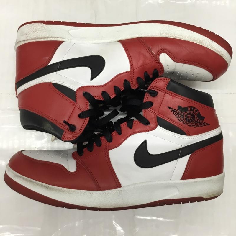 ナイキ NIKE スニーカー スニーカー 768861-601 AIR JORDAN 1 HIGH THE RETURN 28cm 28.0cm ロゴ、文字 白 / ホワイト / X 黒 / ブラック / X 赤 / レッド /  メンズ USED 古着 中古 10116996