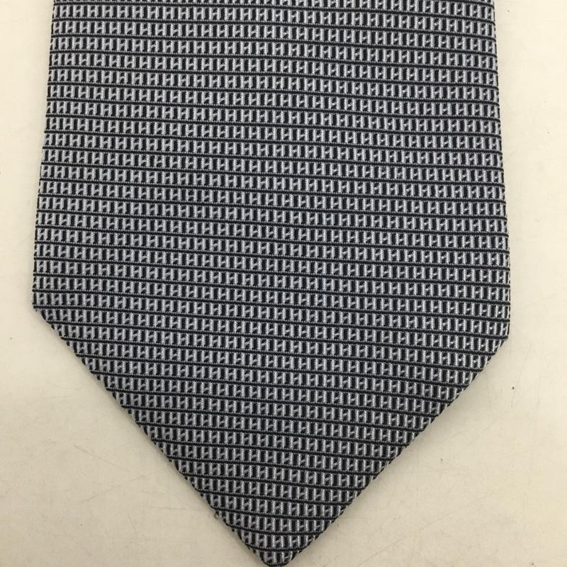エルメス HERMES ネクタイ ネクタイ シルク 総柄 紺 / ネイビー /  メンズ USED 古着 中古 10146890