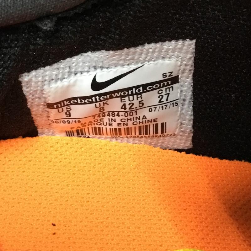 ナイキ NIKE スニーカー スニーカー 749484-001 KOTH ULTRA MID 27cm 27.0cm ロゴ、文字 黒 / ブラック /  メンズ USED 古着 中古 10106883