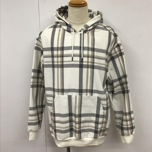 ザラ ZARA パーカー 長袖 長袖パーカー フード付きパーカー プリントスウェット トレーナー L チェック マルチカラー / マルチカラー /  メンズ USED 古着 中古 10118306