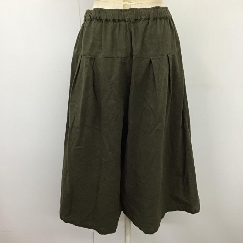 スタディオクリップ studio CLIP パンツ サルエルパンツ M 無地 カーキ / カーキ /  レディース USED 古着 中古 10119862