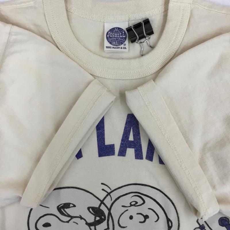 トイズマッコイ TOYS McCOY Tシャツ 半袖 PEANUTS S キャラクター アイボリー / アイボリー /  メンズ USED 古着 中古 10141211