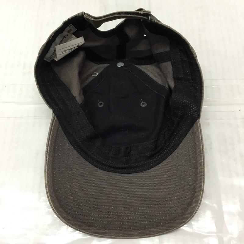 カーハート Carhartt 帽子 キャップ 100289 001 ODESSA CAP ロゴ、文字 チャコールグレー / チャコールグレー /  メンズ USED 古着 中古 10112535