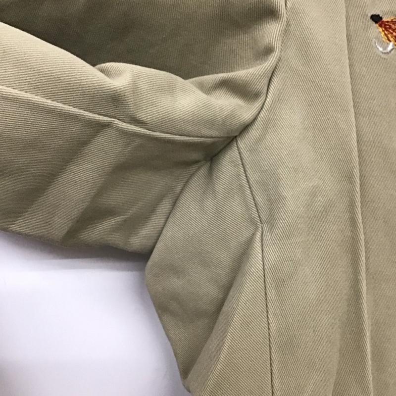 ブルックスブラザーズ BROOKS BROTHERS パンツ チノパン 魚釣り 刺繍 W30 30インチ 総柄 ベージュ / ベージュ /  メンズ USED 古着 中古 10111227