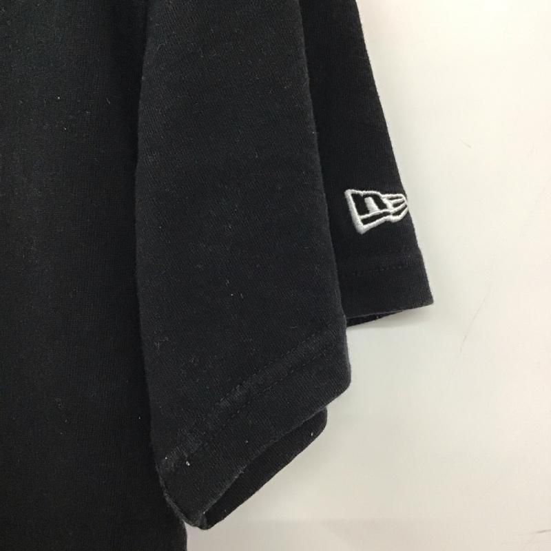 ニューエラ NEW ERA Tシャツ 半袖 M ロゴ、文字 黒 / ブラック /  メンズ USED 古着 中古 10134607