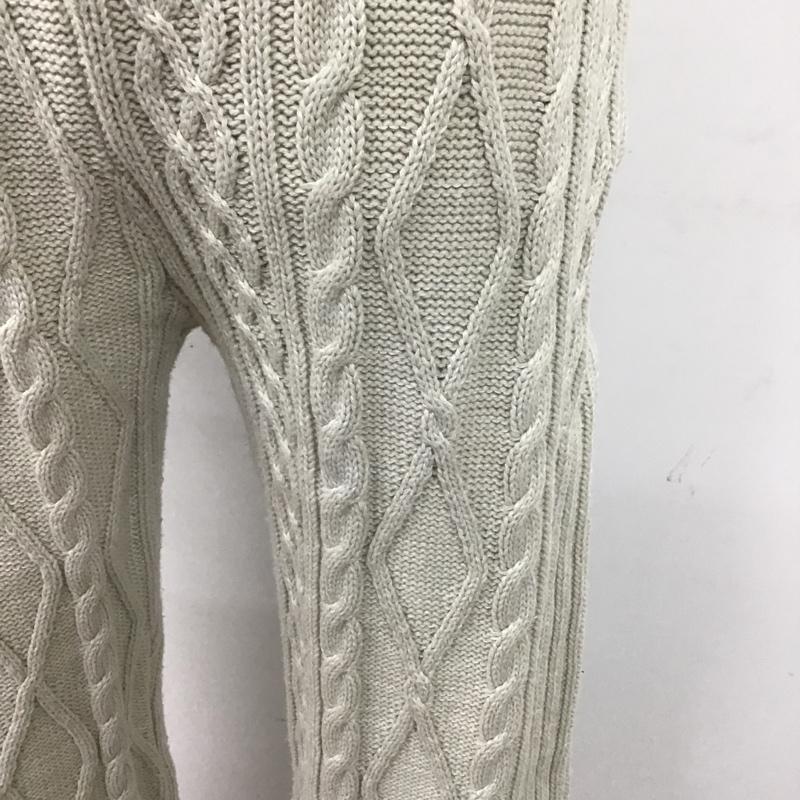 マウジー MOUSSY ボトムス ボトムス 010dss70-0500 ワイドパンツ ニットパンツ カジュアルパンツ フレアパンツ 1 無地 ベージュ / ベージュ /  レディース USED 古着 中古 10105646