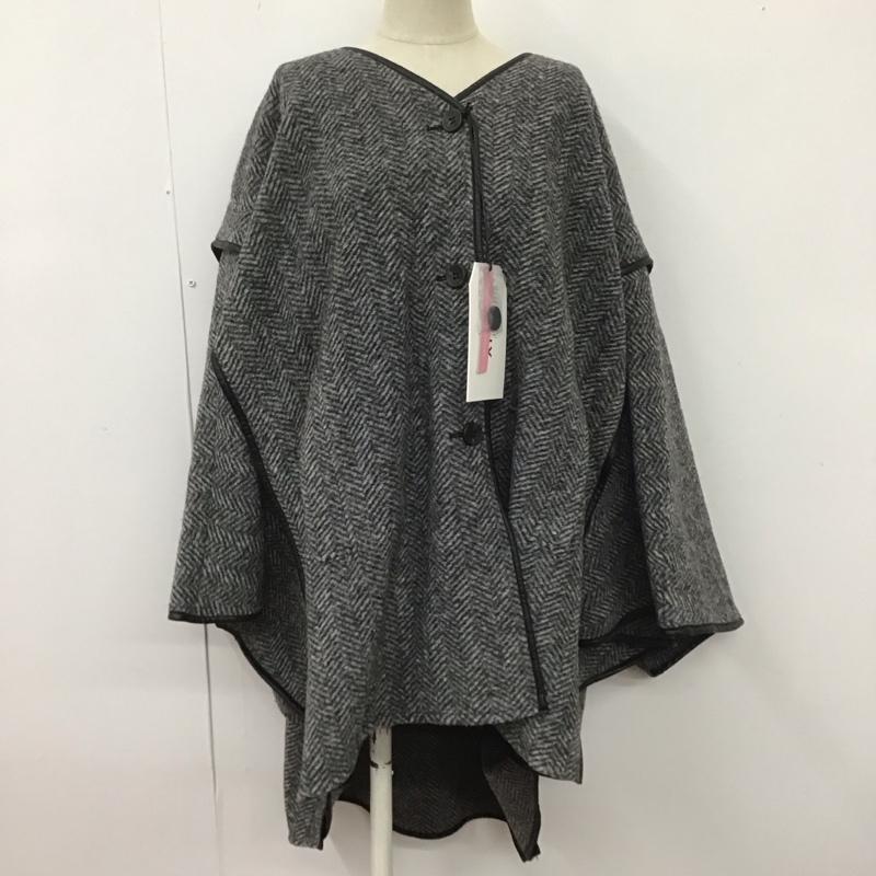 スライ SLY コート コート一般 030ear30-3030 WOOL BLEND PONCHO コート FREE  マルチカラー / マルチカラー /  レディース USED 古着 中古 10108477