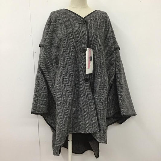 スライ SLY コート コート一般 030ear30-3030 WOOL BLEND PONCHO コート FREE  マルチカラー / マルチカラー /  レディース USED 古着 中古 10108477