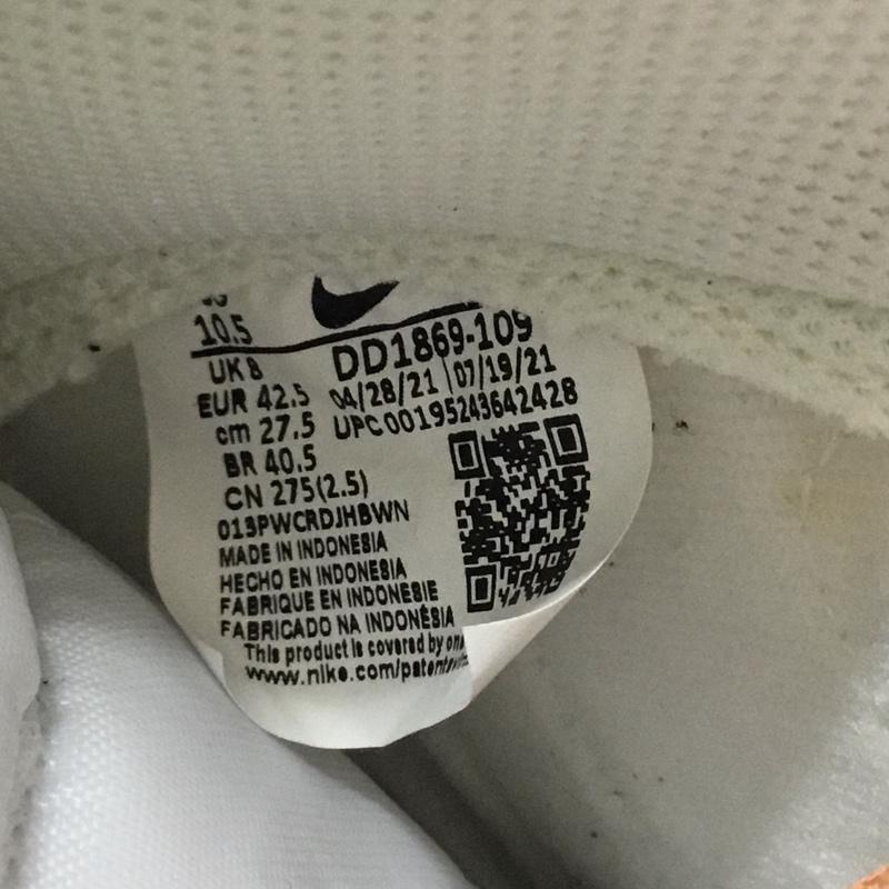 ナイキ NIKE スニーカー スニーカー DD1869 109 WMNS DUNK HIGH 27.5cm 箱有 27.5cm ロゴ、文字 白 / ホワイト / X アイボリー / アイボリー /  メンズ USED 古着 中古 10111972