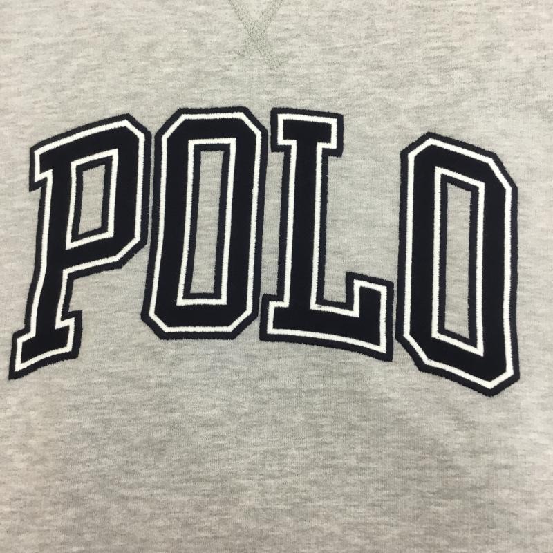 ラルフローレン RALPHLAUREN パーカー 長袖 ビッグロゴ　プルオーバー XL ロゴ、文字 灰 / グレー /  メンズ USED 古着 中古 10106145