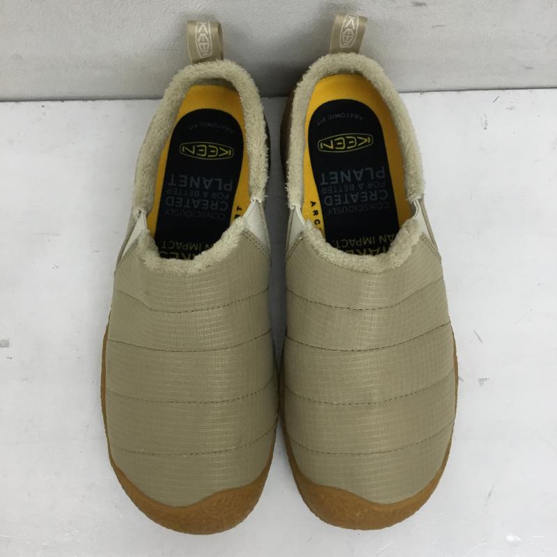 キーン KEEN スリッポン スリッポン HOWSER II SAFARI 23.5cm ロゴ、文字 ベージュ / ベージュ /  レディース USED 古着 中古 10144214