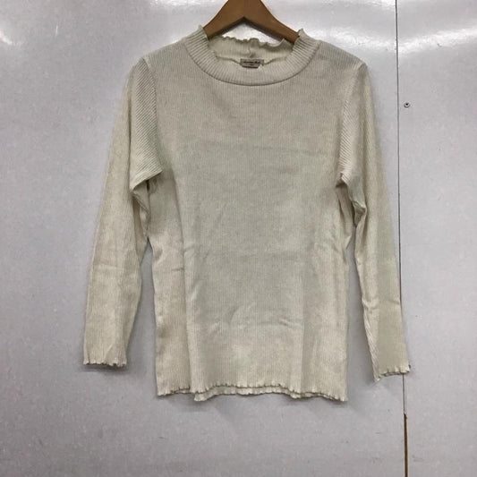 サマンサモスモス Samansa Mos2 カットソー 長袖 1209113 スタンドネック リブ FREE 無地 白 / ホワイト /  レディース USED 古着 中古 10144100