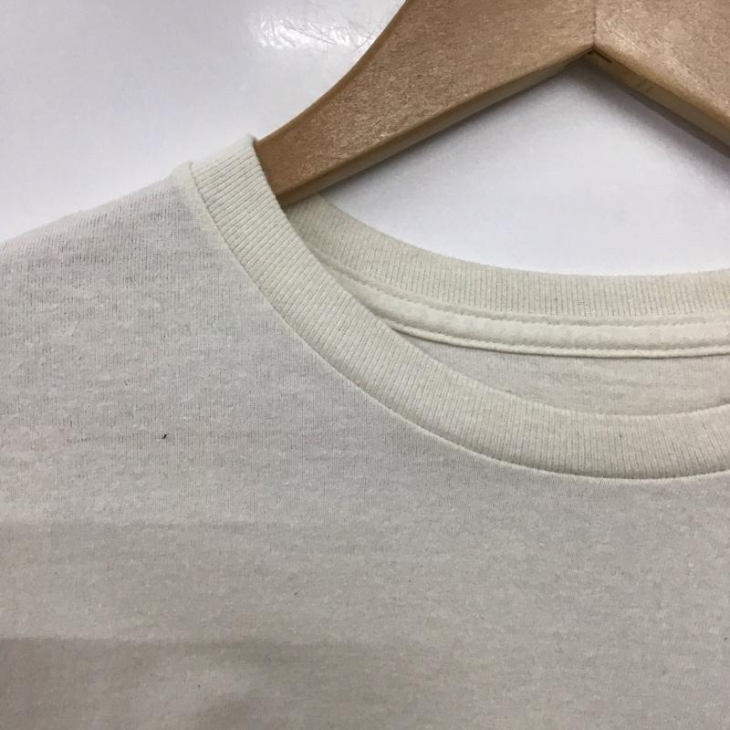 パタゴニア patagonia カットソー 長袖 長袖カットソー プリントカットソー クルーネック M ロゴ、文字 アイボリー / アイボリー /  メンズ USED 古着 中古 10148687