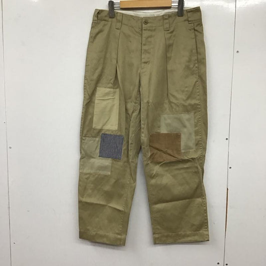 チャンピオン Champion パンツ チノパン c3-q220 チノパン ワイドパンツ ブロークンチノ アンクルパンツ 9分丈 L 無地 ベージュ / ベージュ /  メンズ USED 古着 中古 10138426