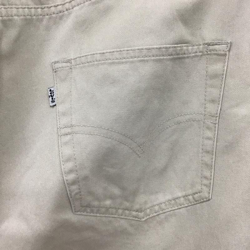 リーバイス Levi s パンツ デニム、ジーンズ 34インチ 無地 ベージュ / ベージュ /  メンズ USED 古着 中古 10123343