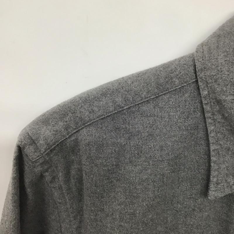 トミーヒルフィガー TOMMY HILFIGER シャツ、ブラウス 長袖 長袖シャツ 無地シャツ カラーシャツ S 無地 灰 / グレー /  メンズ USED 古着 中古 10139470