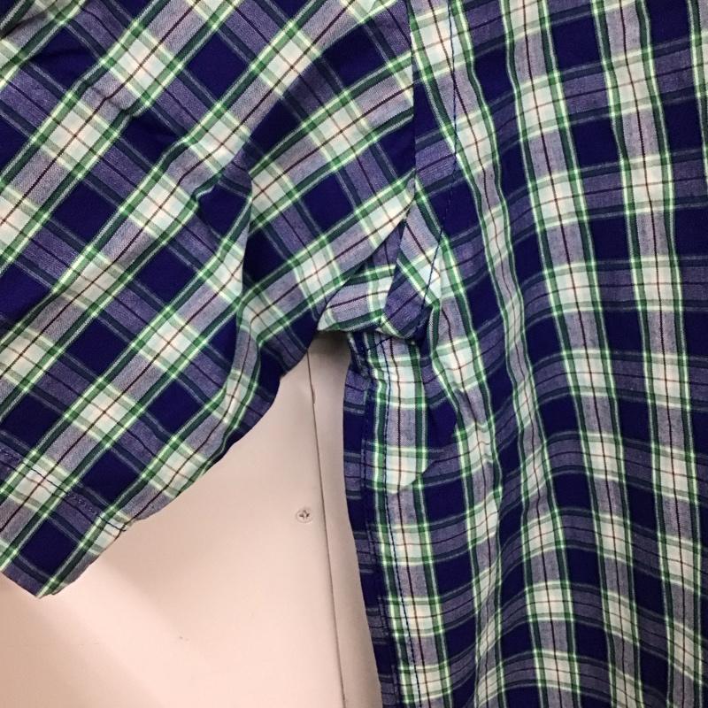 ギャップ GAP シャツ、ブラウス 半袖 半袖シャツ チェックシャツ ボタンダウンシャツ L チェック マルチカラー / マルチカラー /  メンズ USED 古着 中古 10129240