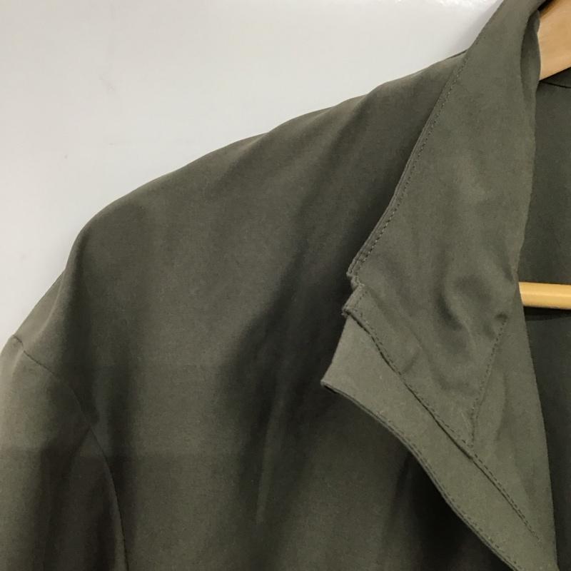 デサント DESCENTE ジャケット、上着 ジャンパー、ブルゾン ジップアップジャケット ナイロンジャケット アウター S 無地 カーキ / カーキ /  メンズ USED 古着 中古 10149209
