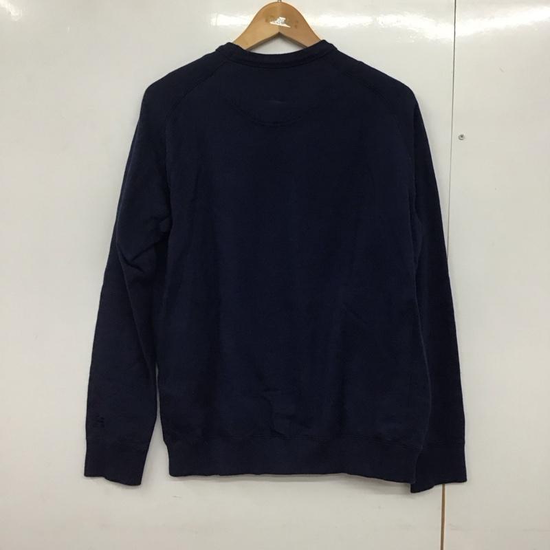 ハリウッドランチマーケット H.R MARKET トレーナー 長袖 長袖トレーナー スウェット クルーネック プルオーバー 1 無地 紺 / ネイビー /  メンズ USED 古着 中古 10141796