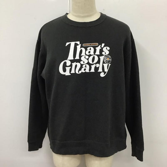 ベイフロー BAYFLOW トレーナー 長袖 4 プリント 黒 / ブラック /  メンズ USED 古着 中古 10121755