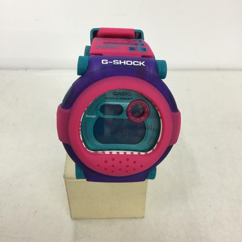 ジーショック G-SHOCK 腕時計 デジタル 2022DJ15804 GA-B001 箱有 ロゴ、文字 桃 / ピンク / X 紫 / パープル / X 水色 / ライトブルー /  メンズ USED 古着 中古 10140614