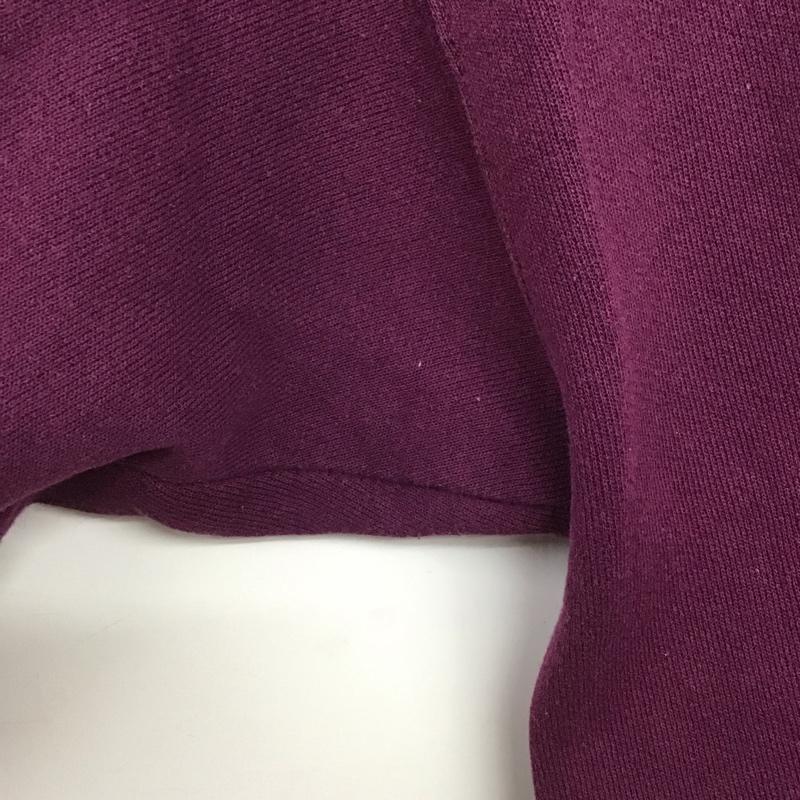 ヘインズ HANES トレーナー 長袖 長袖トレーナー スウェット クルーネック プルオーバー M ロゴ、文字 紫 / パープル /  メンズ USED 古着 中古 10140799