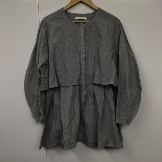 アメリカンホリック AMERICAN HOLIC チュニック 長袖 HA41L0G0200 サッカーワントーンティアードチュニック L ストライプ マルチカラー / マルチカラー /  レディース USED 古着 中古 10130839