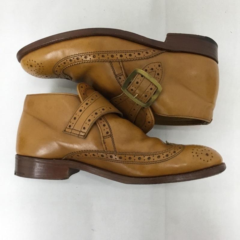 トリッカーズ Tricker s 革靴 革靴 818364 ウィングチップ  キャメル / キャメル /  メンズ USED 古着 中古 10128821