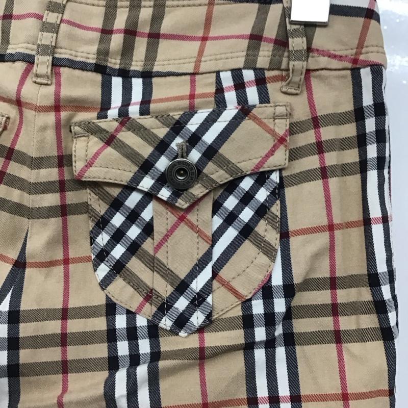バーバリーブルーレーベル BURBERRY BLUE LABEL パンツ ショートパンツ ハーフパンツ 38 チェック マルチカラー / マルチカラー /  レディース USED 古着 中古 10141286
