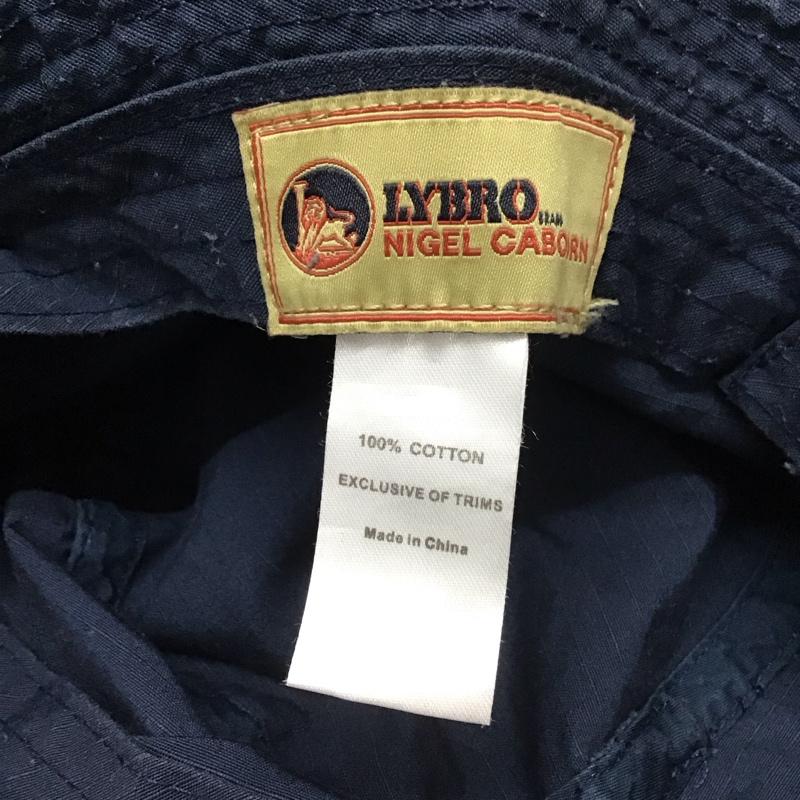 ナイジェルケーボン Nigel Cabourn 帽子 ハット LYBRO コットン バケットハット 無地 紺 / ネイビー /  メンズ USED 古着 中古 10111787