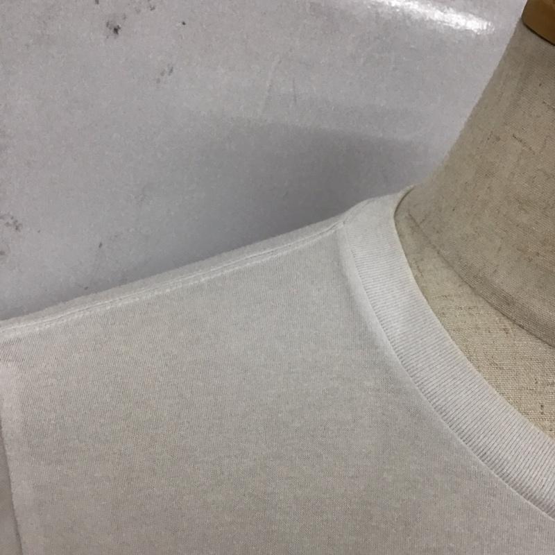 ザノースフェイス THE NORTH FACE Tシャツ 半袖 NT32003X シンプルロゴポケットTシャツ 半袖カットソー プリントTシャツ クルーネックカットソー L ロゴ、文字 白 / ホワイト /  メンズ USED 古着 中古 10117464