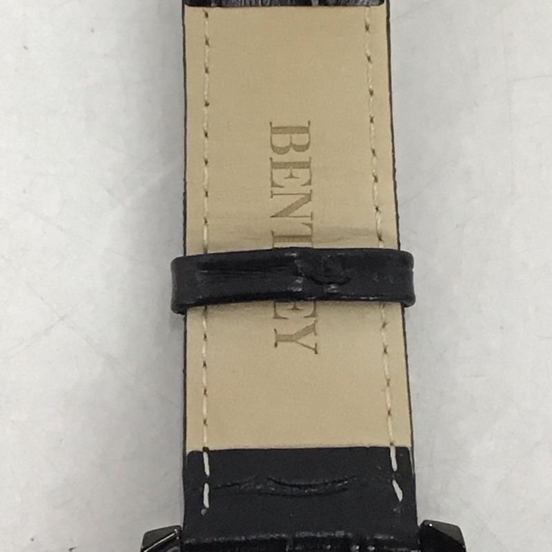 ベントレー BENTLEY 腕時計 アナログ（自動巻き） BT-AM077-BKB レザーバンド ロゴ、文字 黒 / ブラック /  メンズ USED 古着 中古 10134324