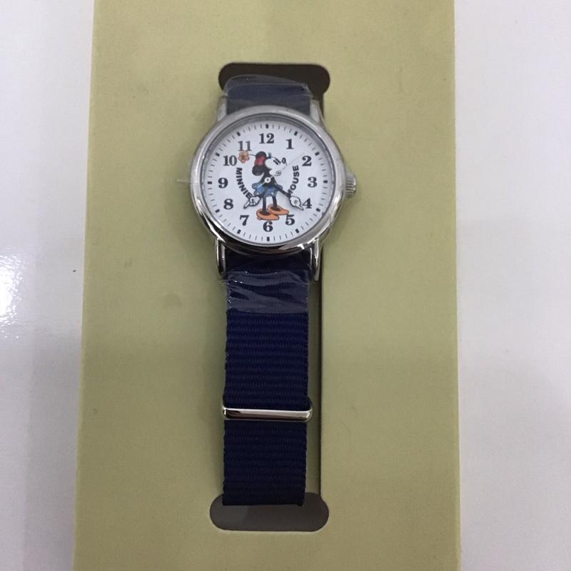 ディズニー Disney 腕時計 アナログ（クォーツ式） ミニーマウス 無地 紺 / ネイビー /  レディース USED 古着 中古 10135106