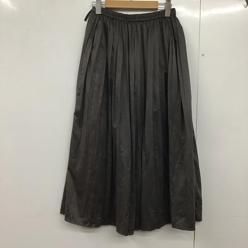 サマンサモスモス Samansa Mos2 スカート ロングスカート ロングスカート フレアスカート カジュアルスカート FREE 無地 ダークグレー / ダークグレー /  レディース USED 古着 中古 10145387