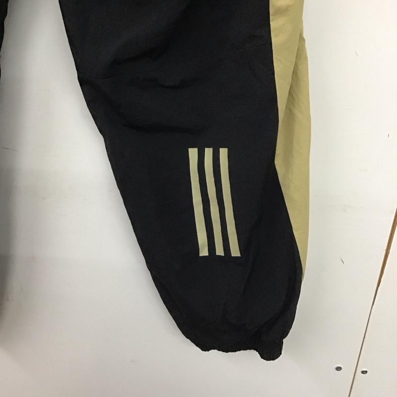 アディダス adidas ボトムス ボトムス HM2692 ウーブンパンツ ウインドロングパンツ ナイロンパンツ 2XL ロゴ、文字 黒 / ブラック / X ベージュ / ベージュ /  メンズ USED 古着 中古 10139500