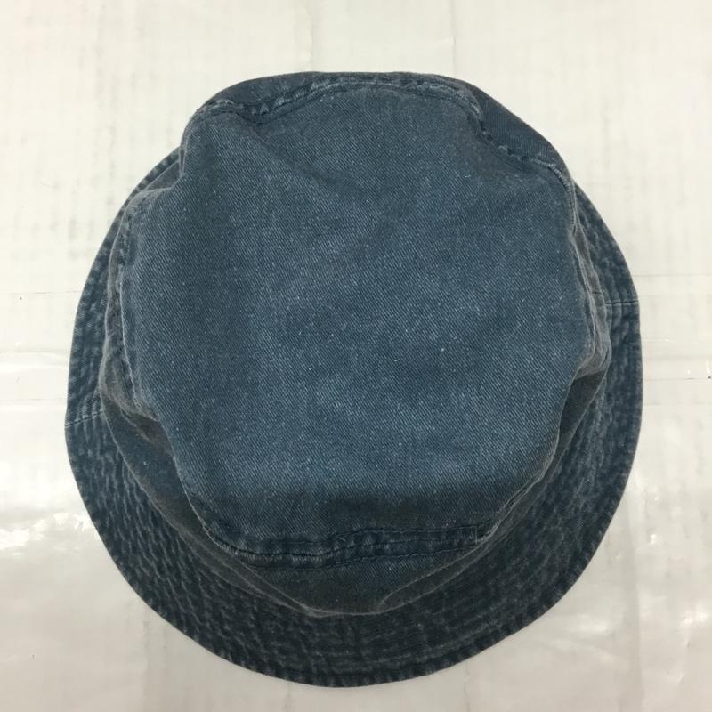 ステューシー STUSSY 帽子 ハット コットン バケットハット バケハ ロゴ、文字 水色 / ライトブルー /  メンズ USED 古着 中古 10109222