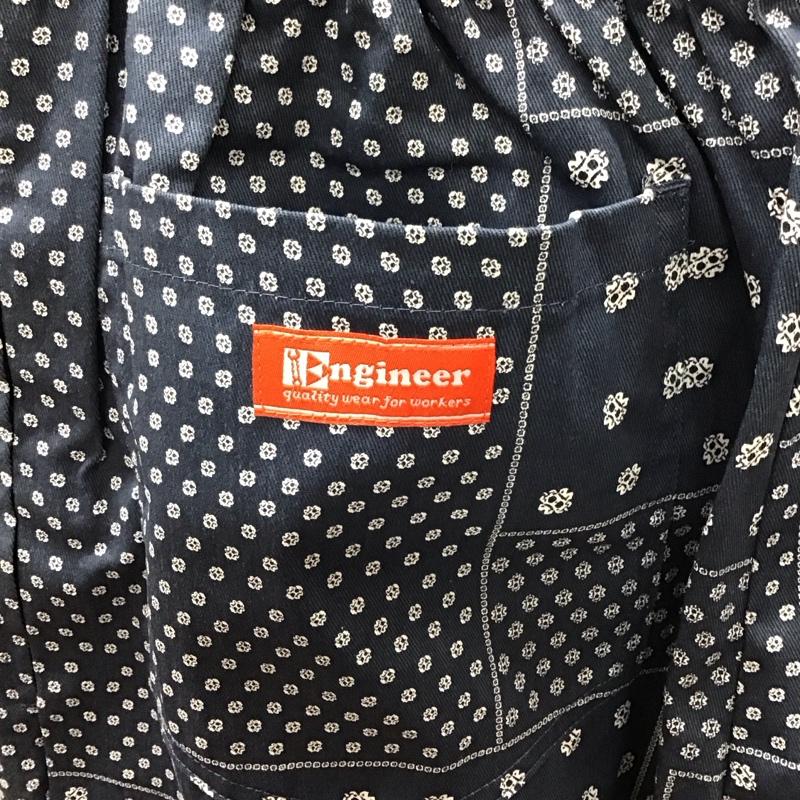 インヘリット INHERIT パンツ ワークパンツ、ペインターパンツ ワイドパンツ カジュアルパンツ ワークパンツ L 総柄 紺 / ネイビー /  メンズ USED 古着 中古 10113900