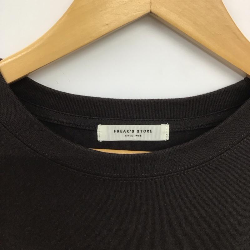 フリークスストア FREAK S STORE Tシャツ 半袖 FREE 無地 X ロゴ、文字 黒 / ブラック /  レディース USED 古着 中古 10148560