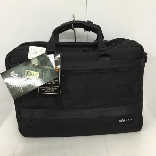 アルファインダストリー Alpha Industries ブリーフケース、書類かばん ブリーフケース、書類かばん 40010 3WAY ビジネスバッグ リュック タグ付き ロゴ、文字 黒 / ブラック /  メンズ USED 古着 中古 10128490