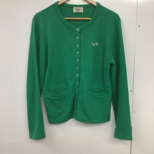 フリークスストア FREAK S STORE カーディガン 長袖 THE FOX COLLECTION FREE 無地 緑 / グリーン /  レディース USED 古着 中古 10133386