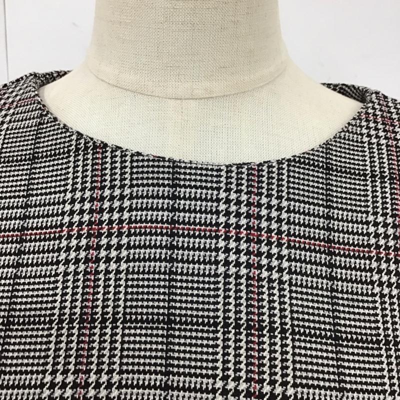 ザラ ZARA ワンピース ひざ丈スカート S チェック マルチカラー / マルチカラー /  レディース USED 古着 中古 10110292