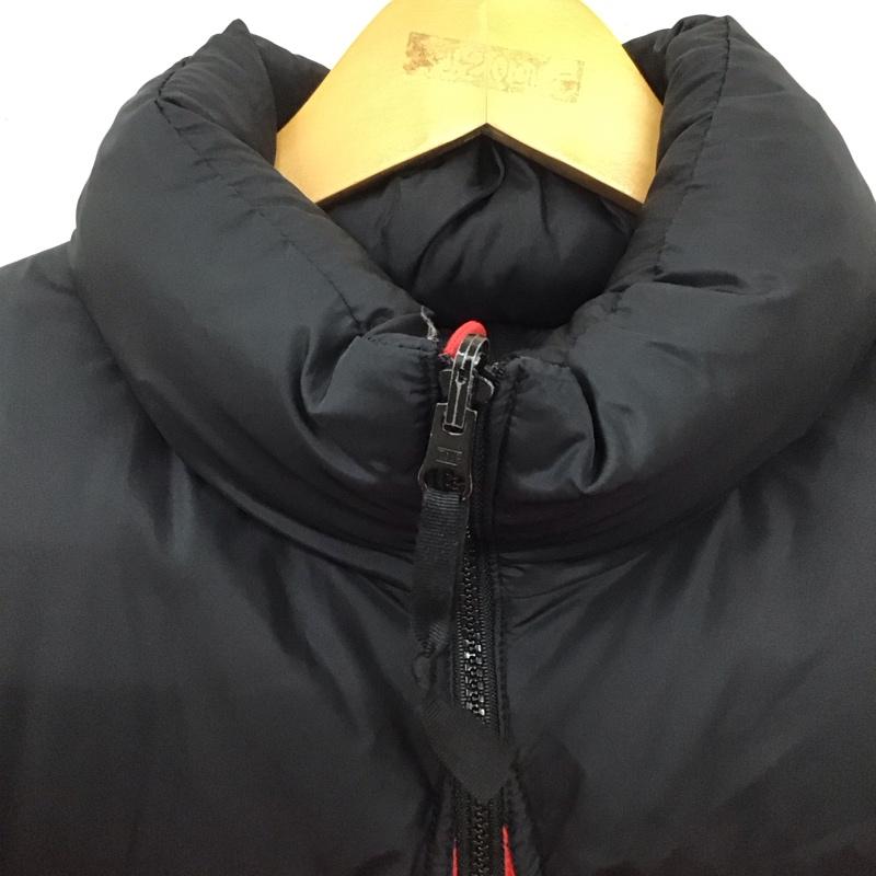 ザノースフェイス THE NORTH FACE ジャケット、上着 ジャンパー、ブルゾン ジップアップジャケット ナイロンジャケット アウター ダウンジャケット ロゴ、文字 黒 / ブラック / X 赤 / レッド /  メンズ USED 古着 中古 10129564