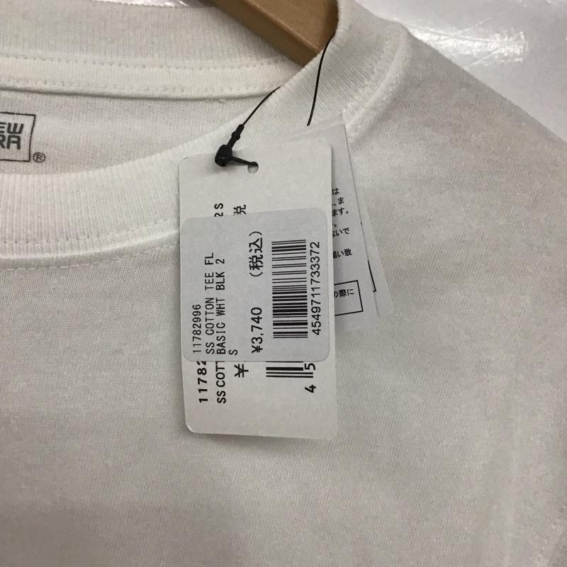 ニューエラ NEW ERA Tシャツ 半袖 半袖カットソー プリントTシャツ クルーネックカットソー S ロゴ、文字 白 / ホワイト /  メンズ USED 古着 中古 10133110
