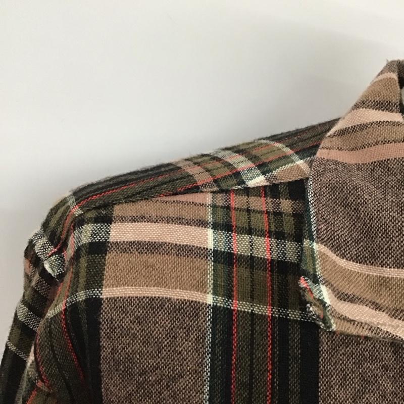 ピルグリム PILGRIM シャツ、ブラウス 長袖 60s　丸タグ　オープンカラーシャツ　開襟 チェック マルチカラー / マルチカラー /  メンズ USED 古着 中古 10107695