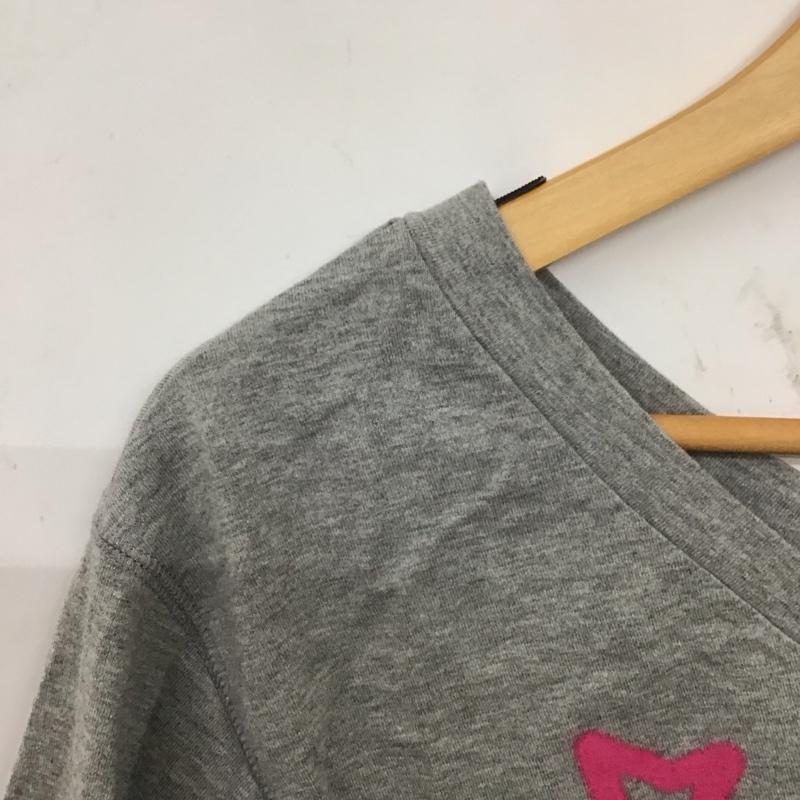 エックスガール X-girl カットソー 七分袖 1 プリント 灰 / グレー /  レディース USED 古着 中古 10139852